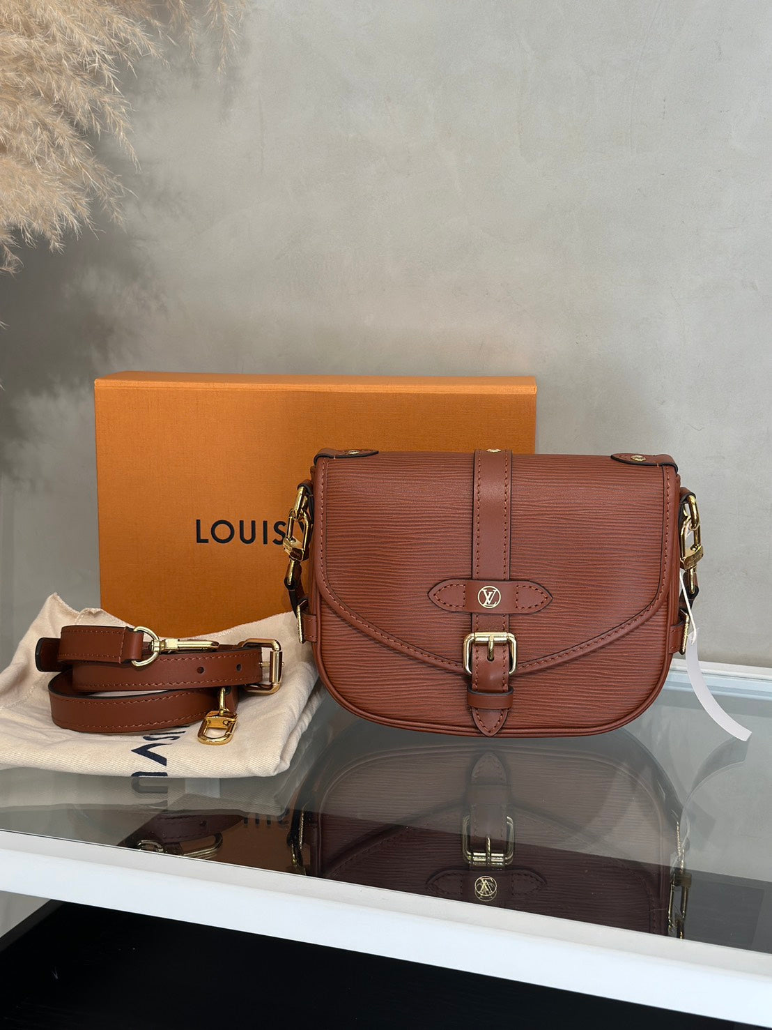 LOUIS VUITTON Saumur BB - 棕