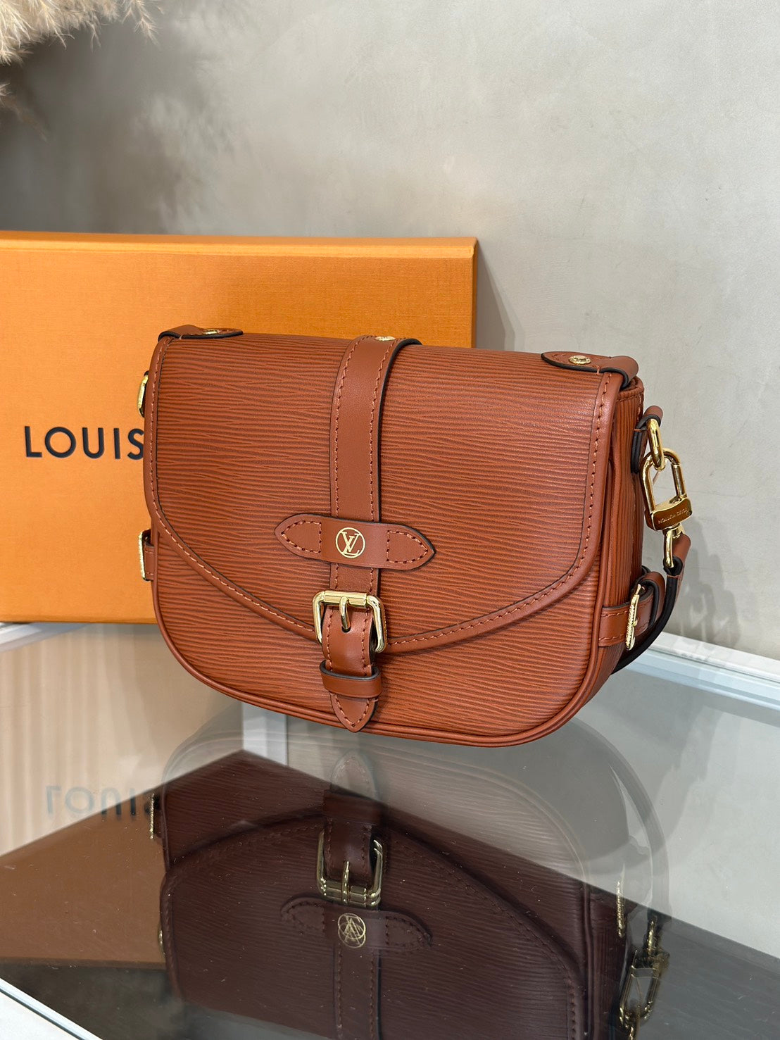 LOUIS VUITTON Saumur BB - 棕