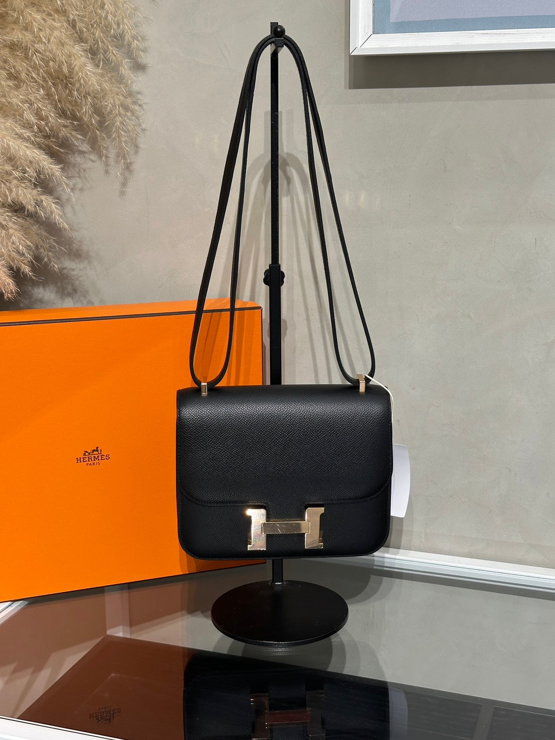HERMES Mini Constance 19 - Noir 89 黑玫瑰金 C