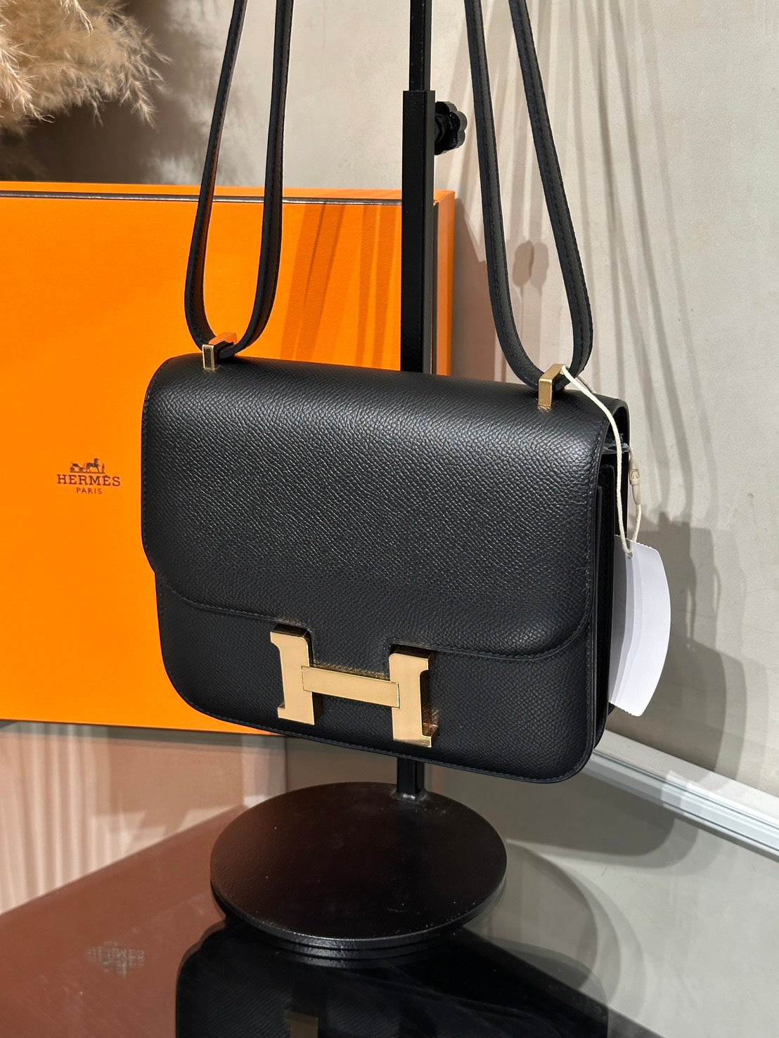 HERMES Mini Constance 19 - Noir 89 黑玫瑰金 C
