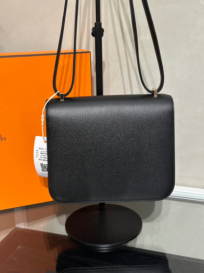 HERMES Mini Constance 19 - Noir 89 黑玫瑰金 C