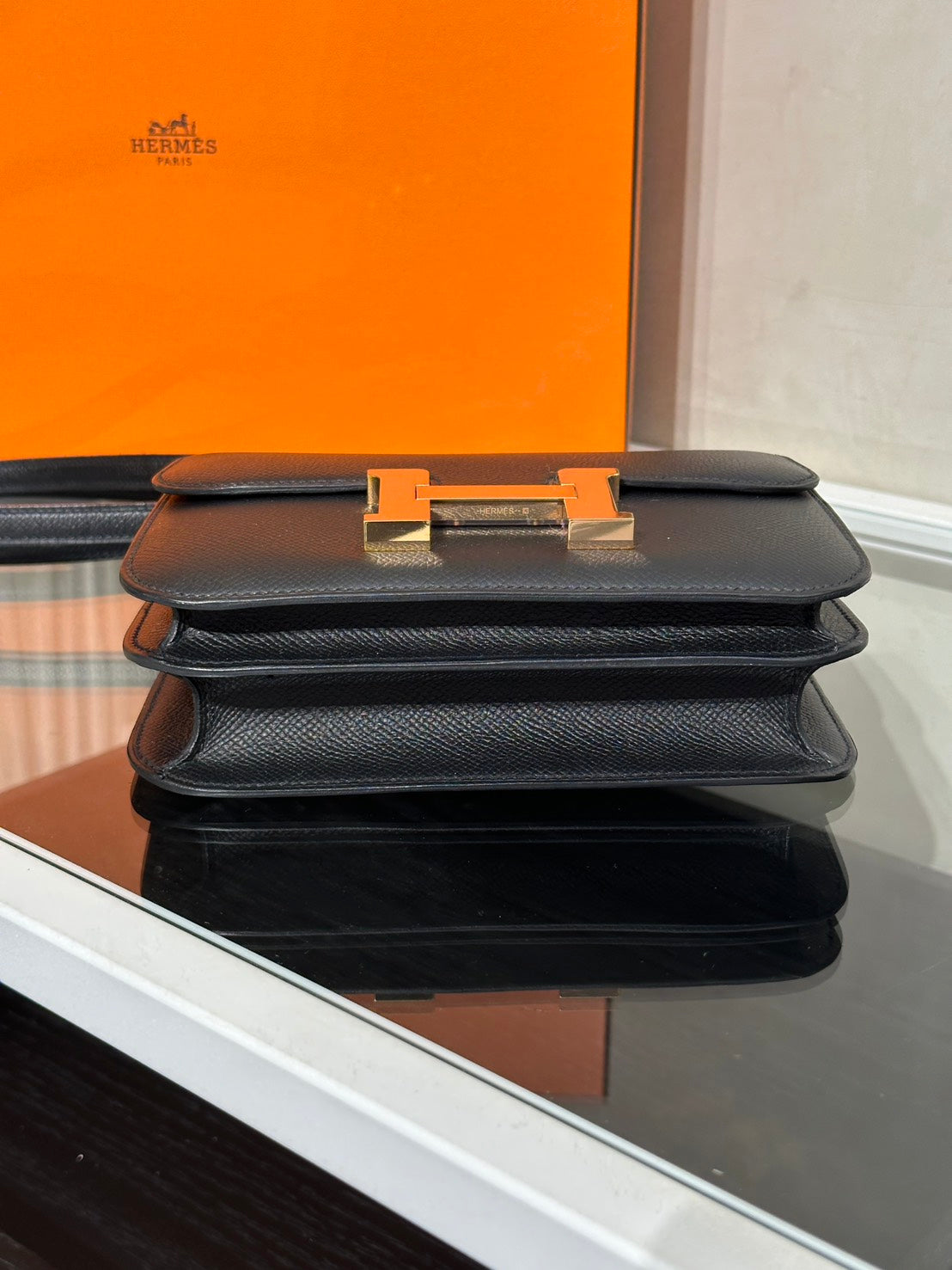 HERMES Mini Constance 19 - Noir 89 黑玫瑰金 C