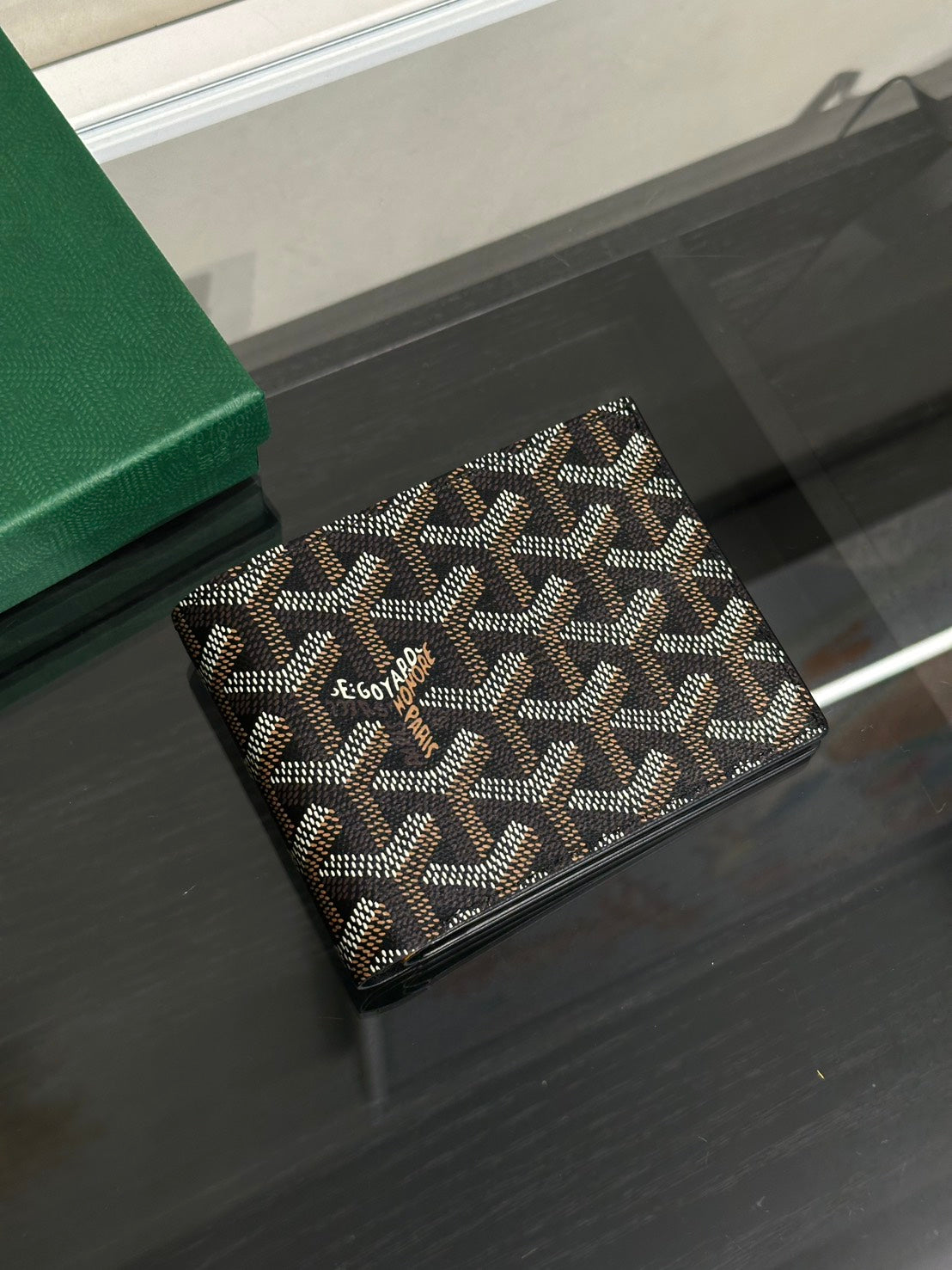 GOYARD Victoire雙折皮夾 - 黑
