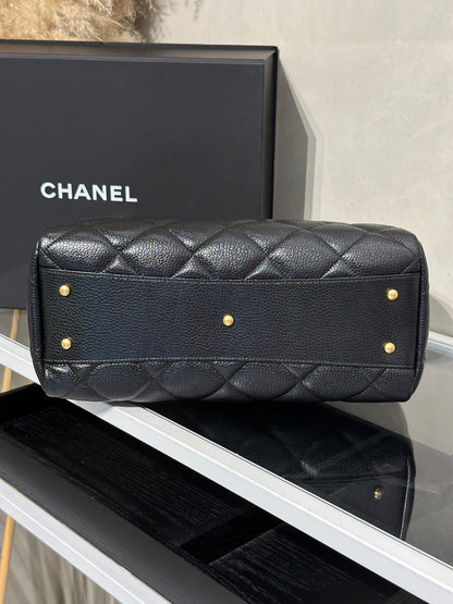 CHANEL 復古雙C保齡球包 - 黑金