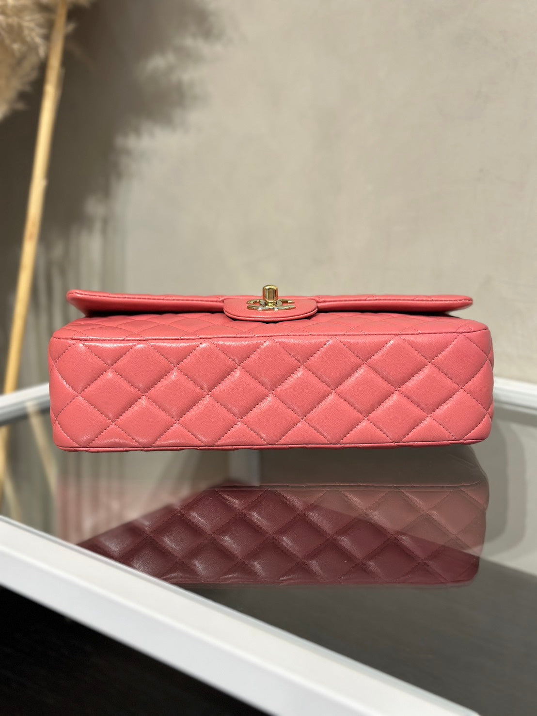 CHANEL 山茶花吊墜CF25 - 唇膏粉金19開