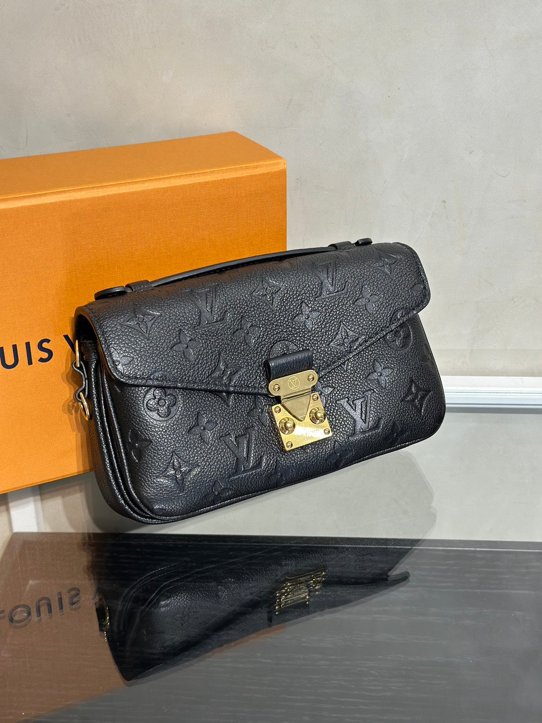 LOUIS VUITTON Pochette Metis East West郵差包 - 黑