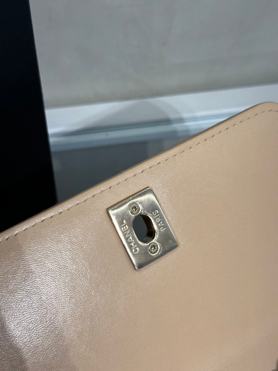 CHANEL Mini Trendy WOC - 米金30開