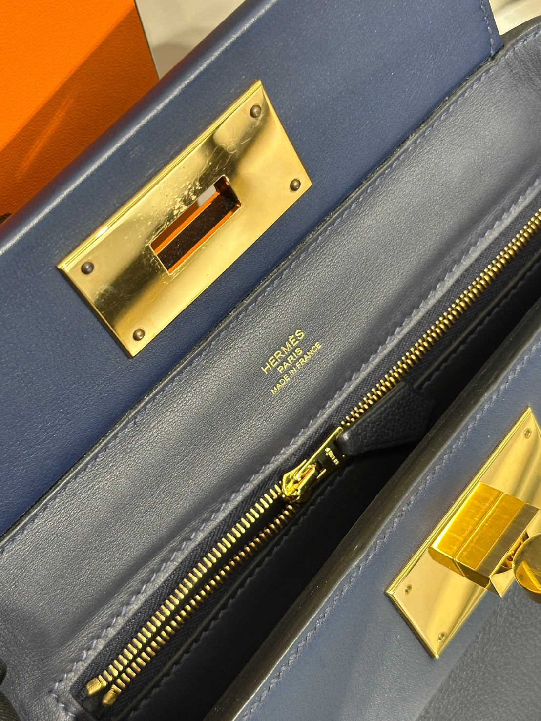 HERMES Mini 24/24 - Bleu Nuit 2Z 午夜藍金 Y