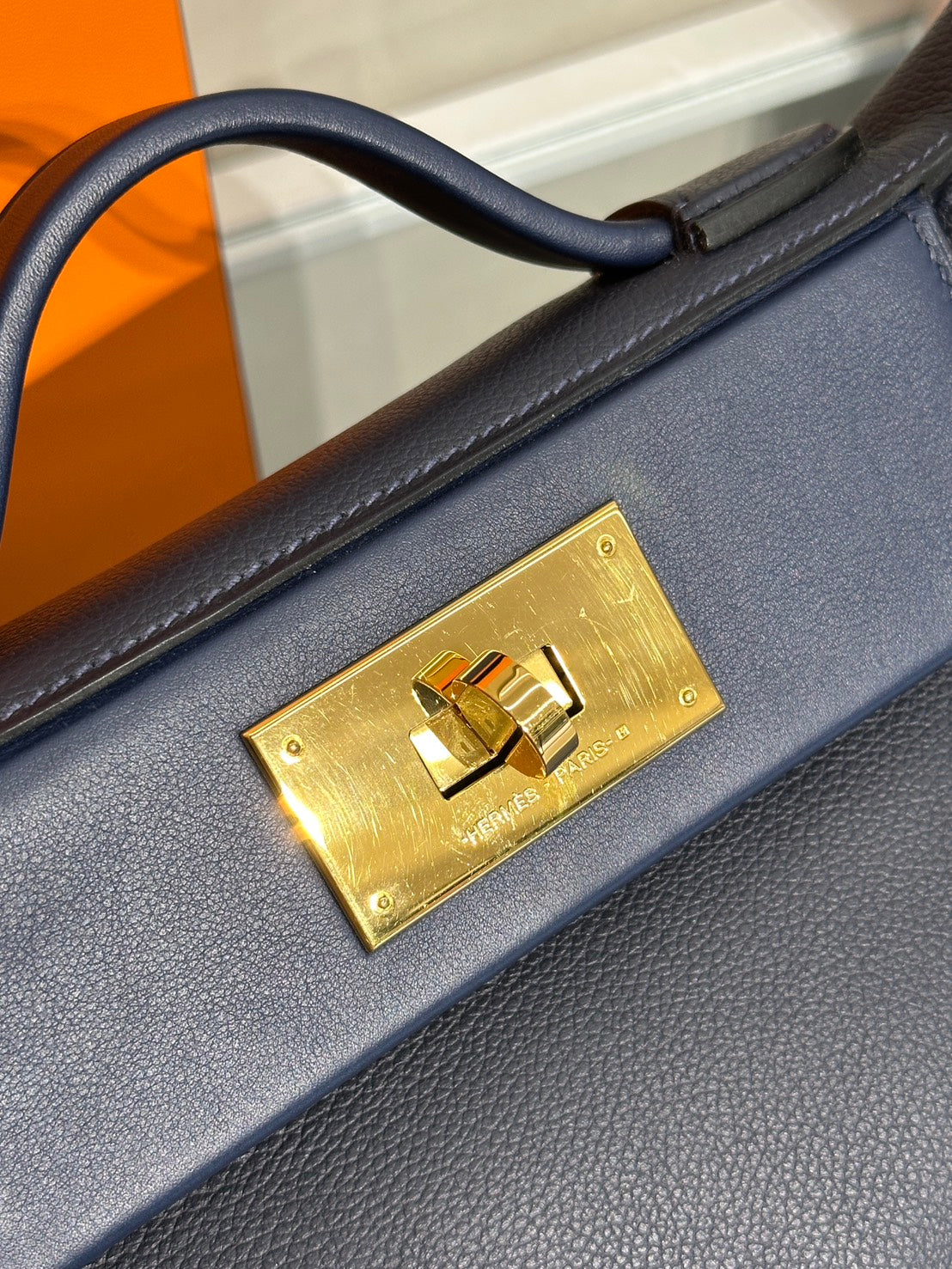 HERMES Mini 24/24 - Bleu Nuit 2Z 午夜藍金 Y