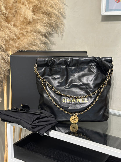 CHANEL 22 Bag - 小號黑金