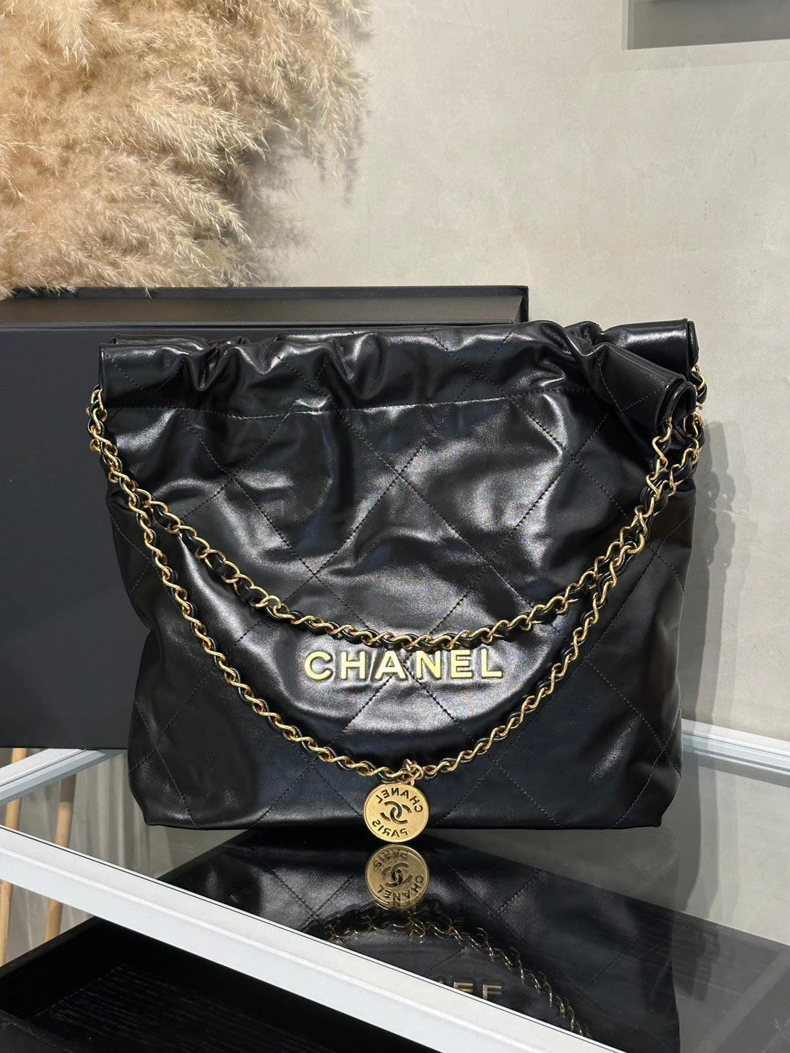 CHANEL 22 Bag - 小號黑金