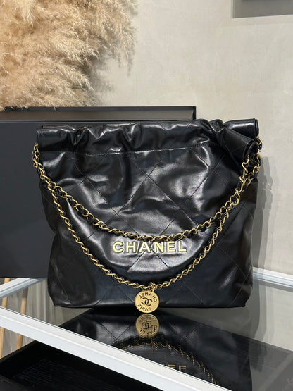 CHANEL 22 Bag - 小號黑金