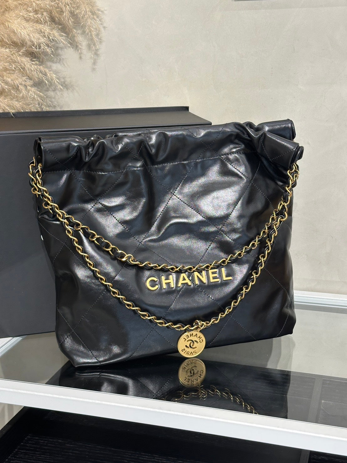 CHANEL 22 Bag - 小號黑金