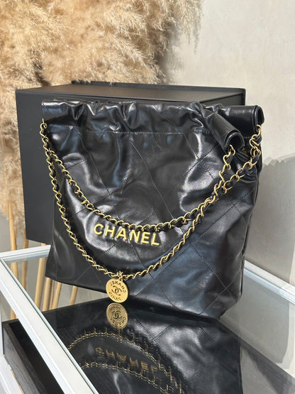 CHANEL 22 Bag - 小號黑金