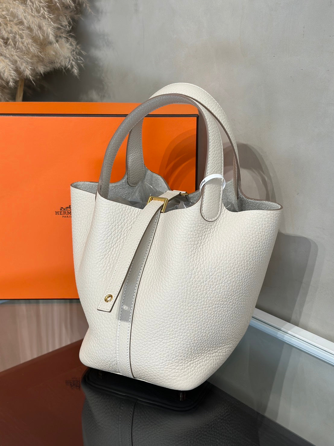 HERMES Picotin 18 - Craie 10 奶昔白金 G