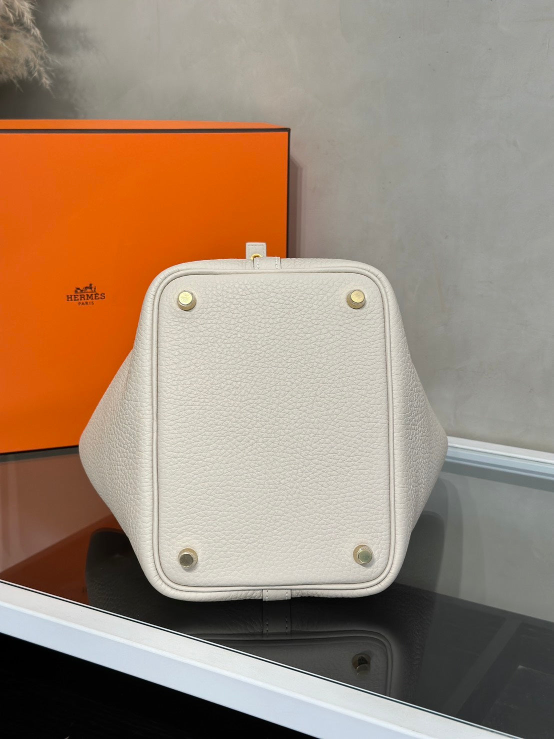 HERMES Picotin 18 - Craie 10 奶昔白金 G