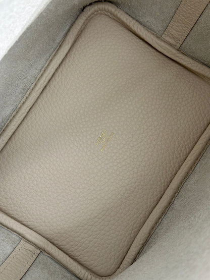 HERMES Picotin 18 - Craie 10 奶昔白金 G