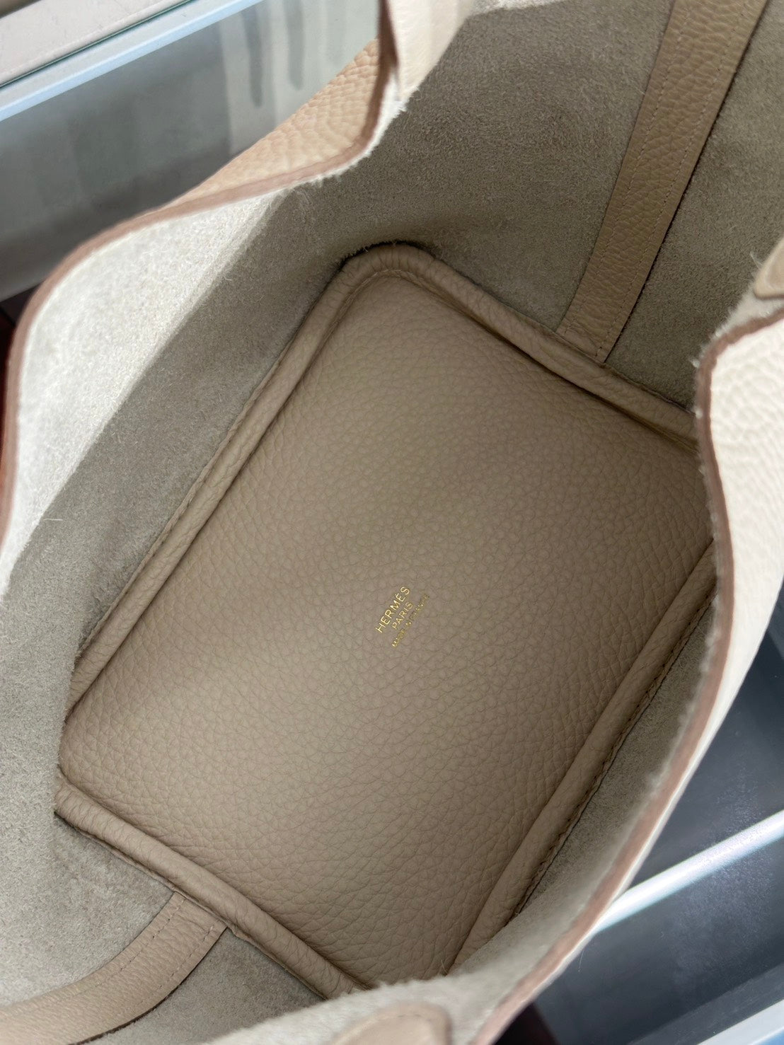 HERMES Picotin 18 - Craie 10 奶昔白金 G