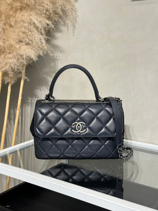 CHANEL Trendy CC - 小號黑銀21開