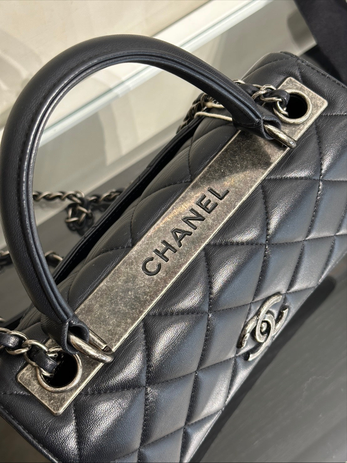 CHANEL Trendy CC - 小號黑銀21開