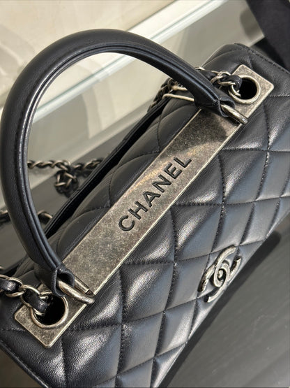 CHANEL Trendy CC - 小號黑銀21開
