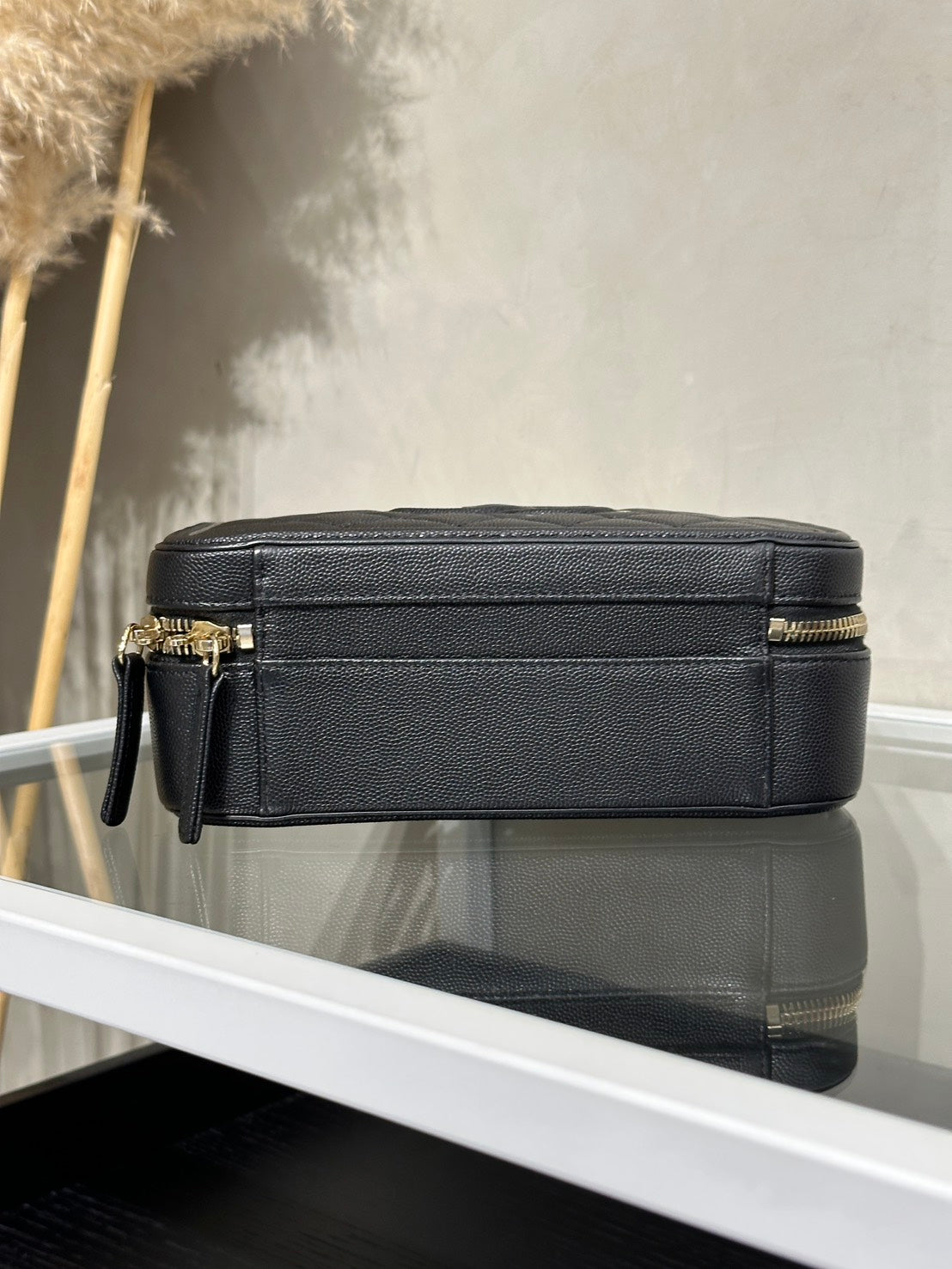 CHANEL Vanity Case相機包 - 中號黑金28開