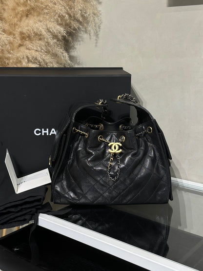 CHANEL 25 Hobo Bag - 小號黑金