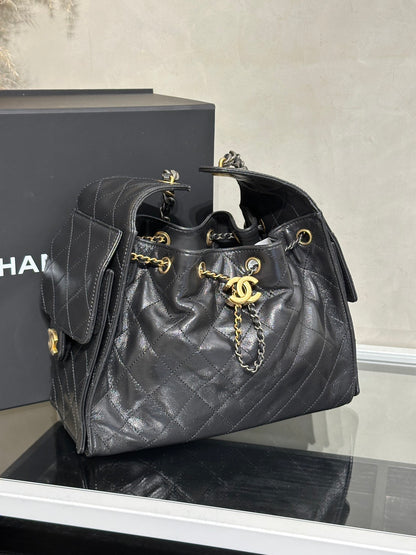 CHANEL 25 Hobo Bag - 小號黑金