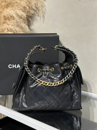 CHANEL 25 Hobo Bag - 小號黑金