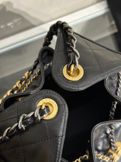 CHANEL 25 Hobo Bag - 小號黑金