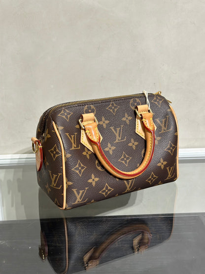 LOUIS VUITTON Speedy Bandouliere 20 - 黑邊背帶