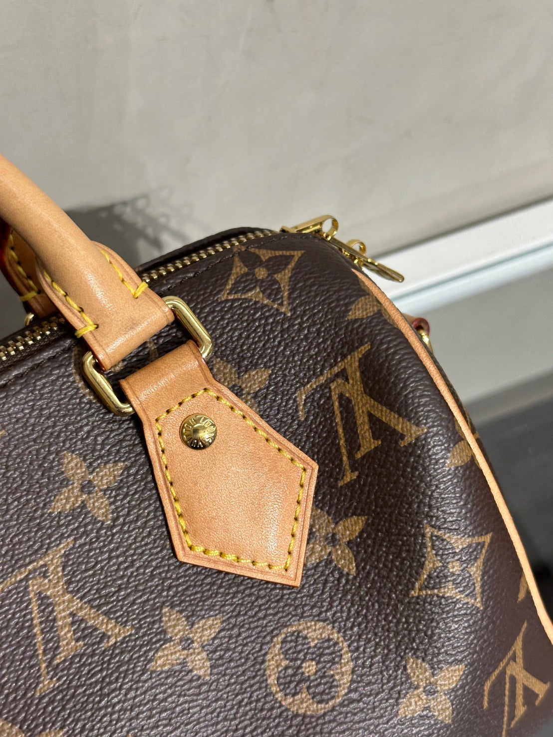 LOUIS VUITTON Speedy Bandouliere 20 - 黑邊背帶