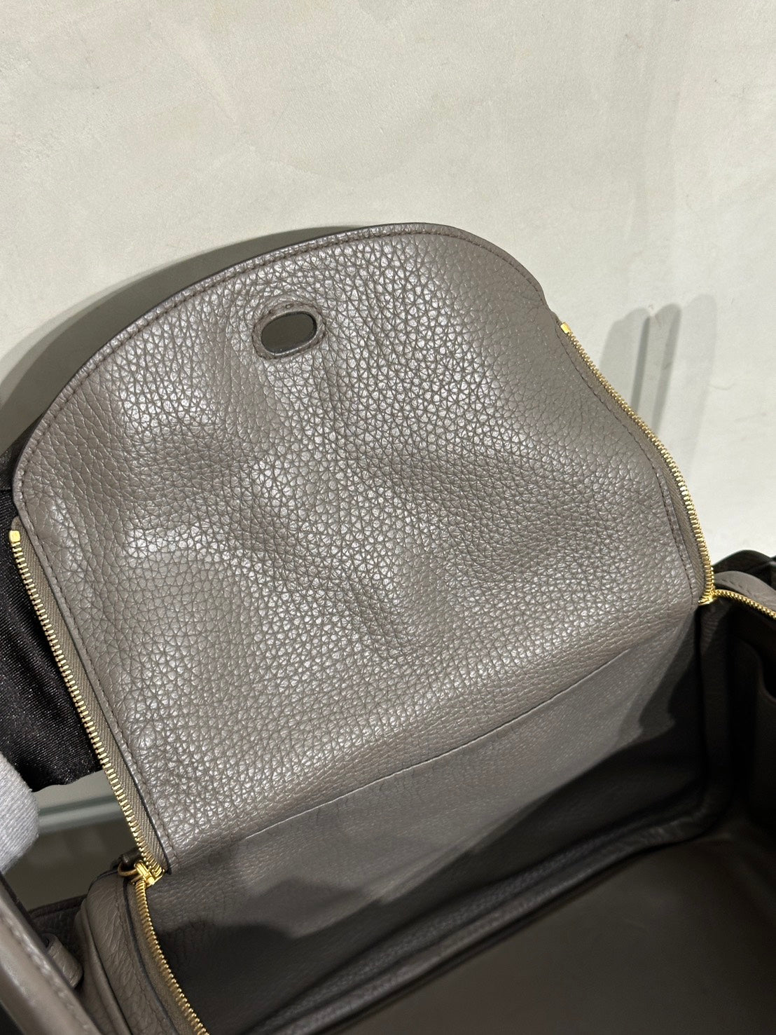 HERMES Lindy 26 - Etain 8F 錫器灰金 D