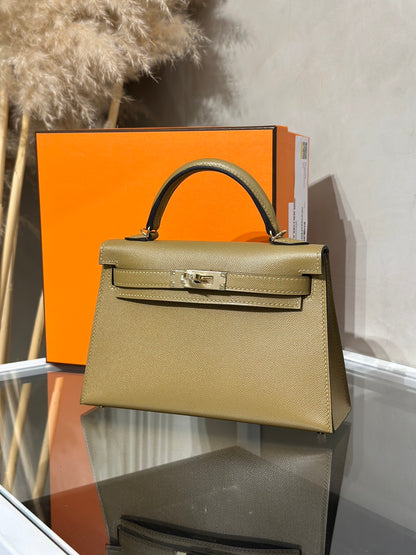 HERMES Mini Kelly ll - Dune 2D 沙丘香檳金 G