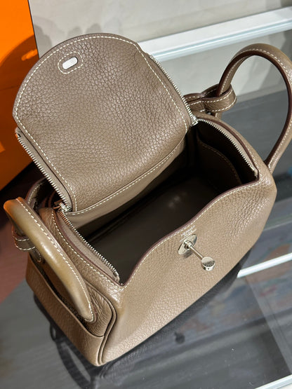 HERMES Mini Lindy - Etoupe 18 大象灰銀 Z