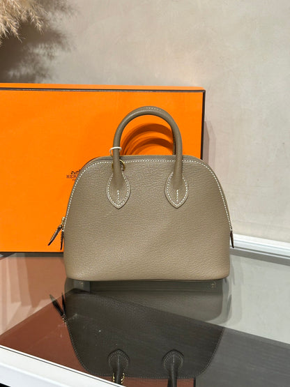 HERMES Mini Bolide - Etoupe 18 大象灰金 B
