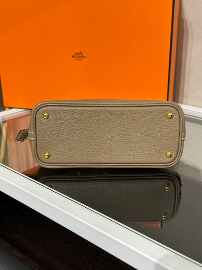 HERMES Mini Bolide - Etoupe 18 大象灰金 B