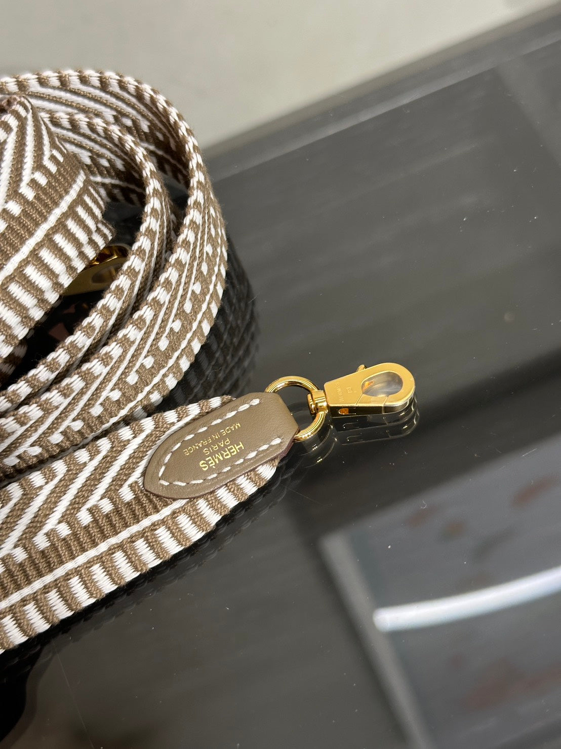 HERMES Mini Bolide - Etoupe 18 大象灰金 B