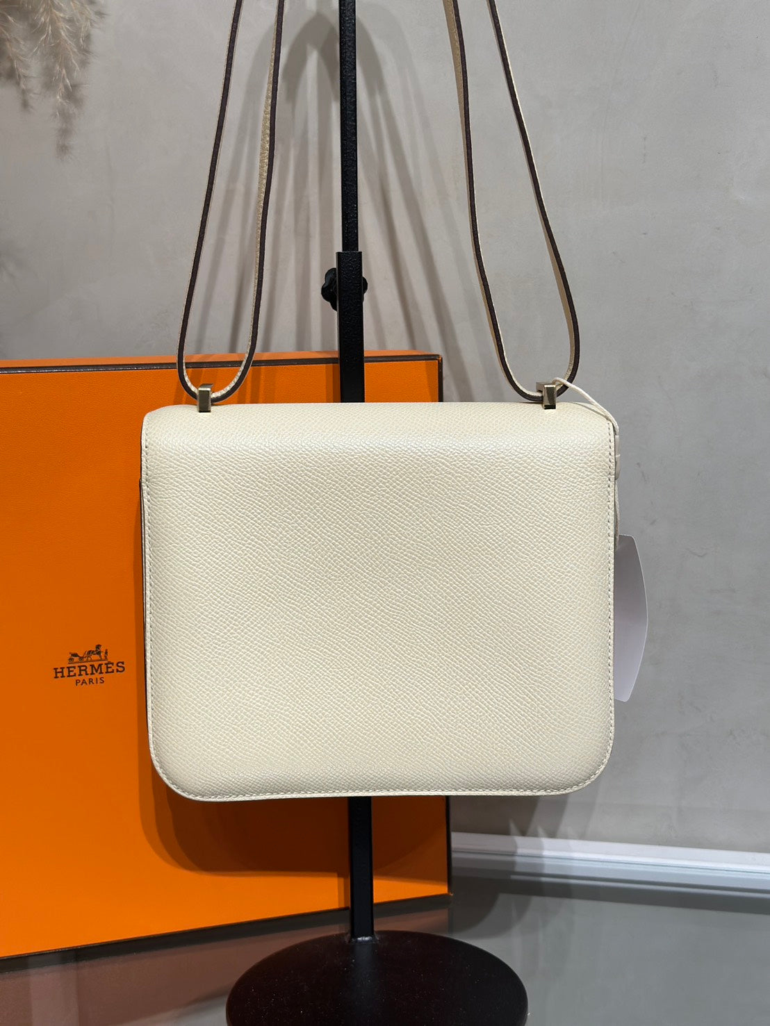 HERMES Mini Constance 19 - Nata I2 奶油白香檳金 B