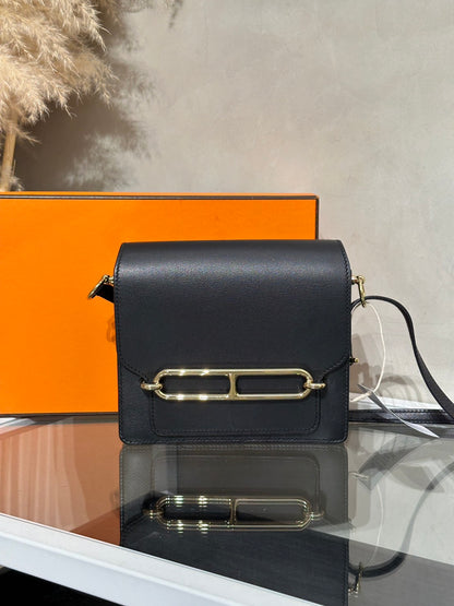 HERMES Mini Roulis - Noir 89 黑金 Y