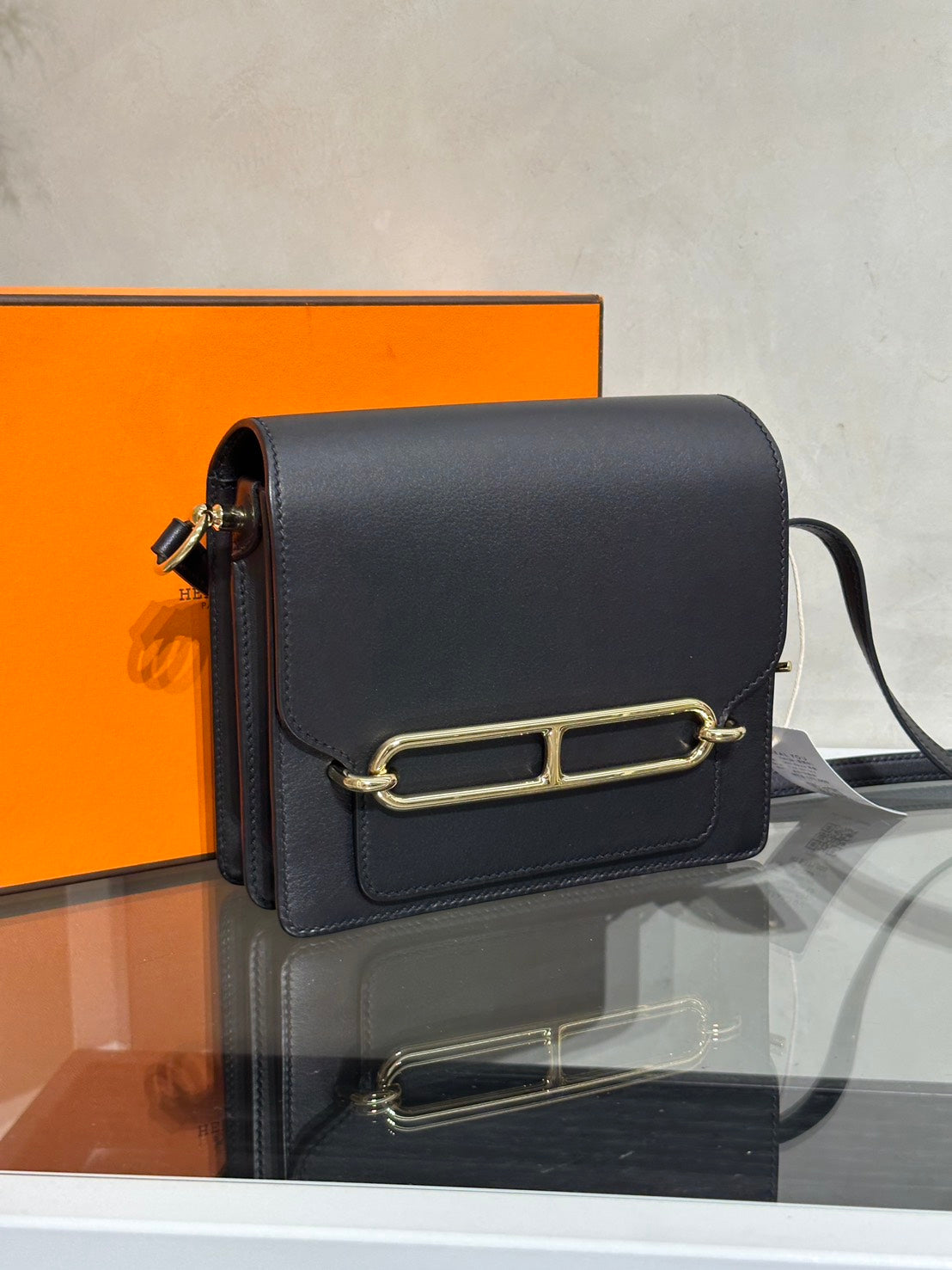 HERMES Mini Roulis - Noir 89 黑金 Y