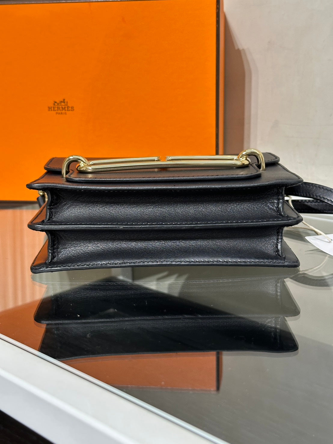 HERMES Mini Roulis - Noir 89 黑金 Y