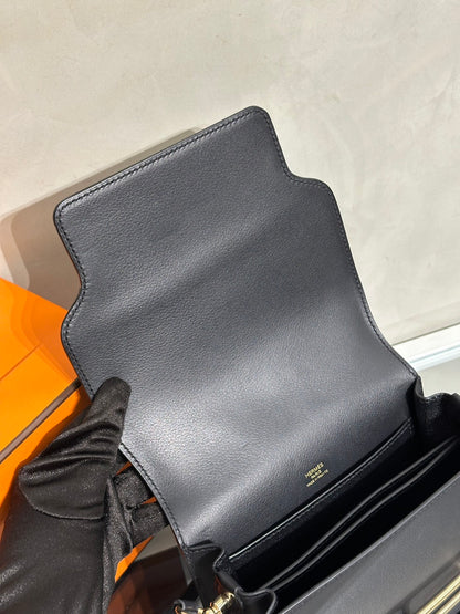 HERMES Mini Roulis - Noir 89 黑金 Y