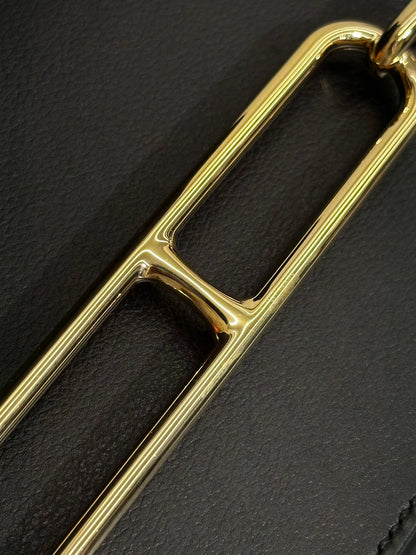 HERMES Mini Roulis - Noir 89 黑金 Y