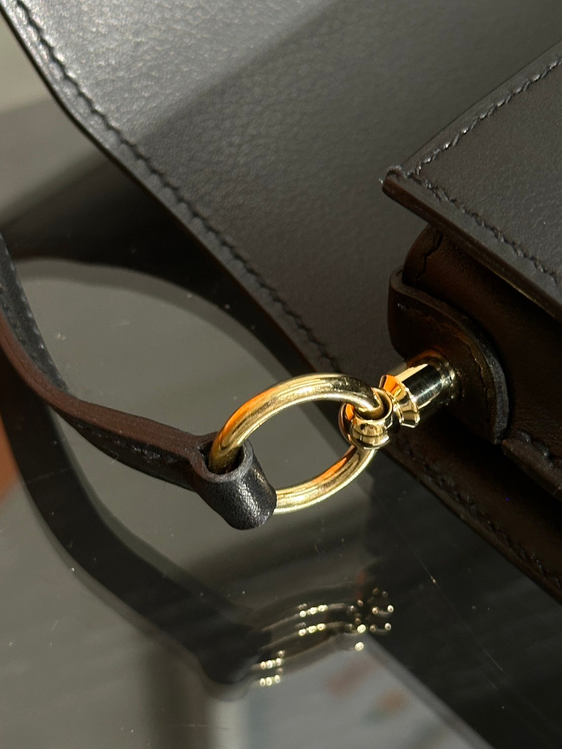 HERMES Mini Roulis - Noir 89 黑金 Y