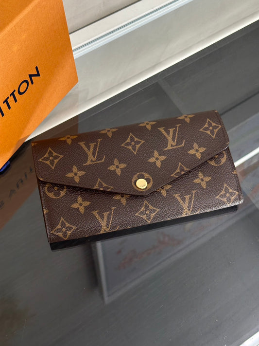 LOUIS VUITTON Sarah信封雙折長夾 - 紅
