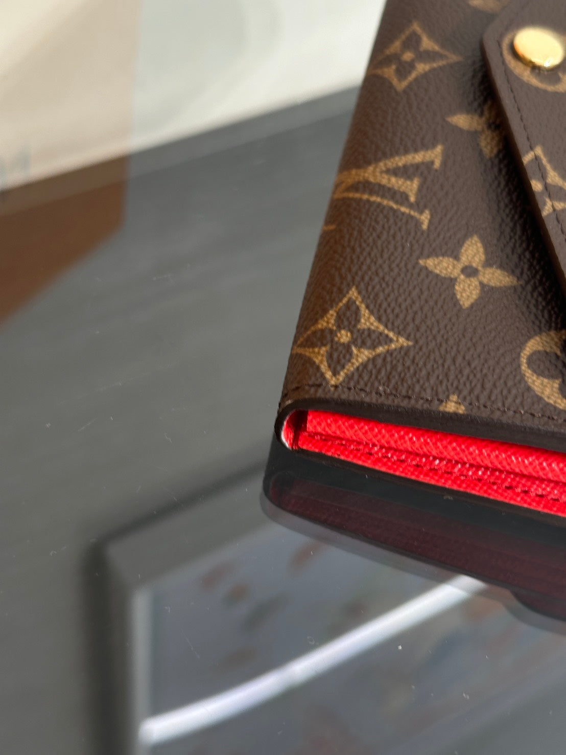 LOUIS VUITTON Sarah信封雙折長夾 - 紅