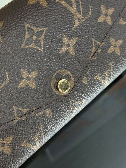 LOUIS VUITTON Sarah信封雙折長夾 - 紅