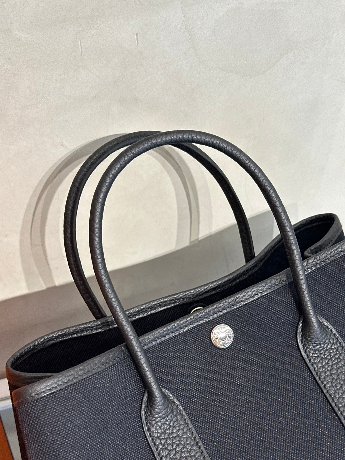 HERMES Garden Party 30 - Noir 89 帆布黑 B