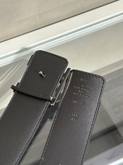 LOUIS VUITTON LV Optic腰帶 - 灰老花 100